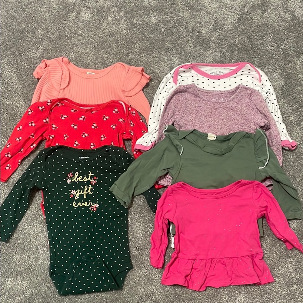 6mo Long Sleeve Onesies & Tees